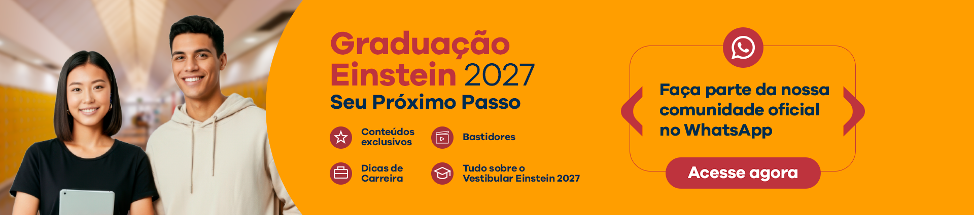 Graduação Einstein 2027 - Comunidade WhatsApp - Acesse agora